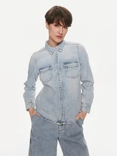 Vero Moda Koszula jeansowa Annalise 10302480 Niebieski Regular Fit - Koszule damskie - miniaturka - grafika 1