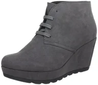 Kozaki damskie - s.Oliver Casual 5-5-25200-31 kozaki damskie, szary - szary grafitowy 206. - 42 EU - miniaturka - grafika 1