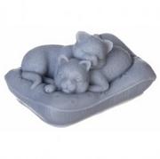 Mydła - Laq LaQ mydło glicerynowe koty na poduszce - miniaturka - grafika 1