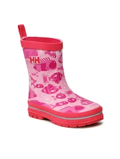 Buty dla dziewczynek - Helly Hansen Kalosze Jk Splash Print 11673 088-7 24 Różowy - grafika 1