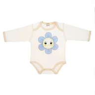 Body dla niemowląt - Body - kwiatek niebieski - miniaturka - grafika 1