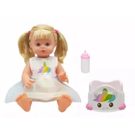Lalki dla dziewczynek - Lalka z nocnikiem i butelką - miniaturka - grafika 1