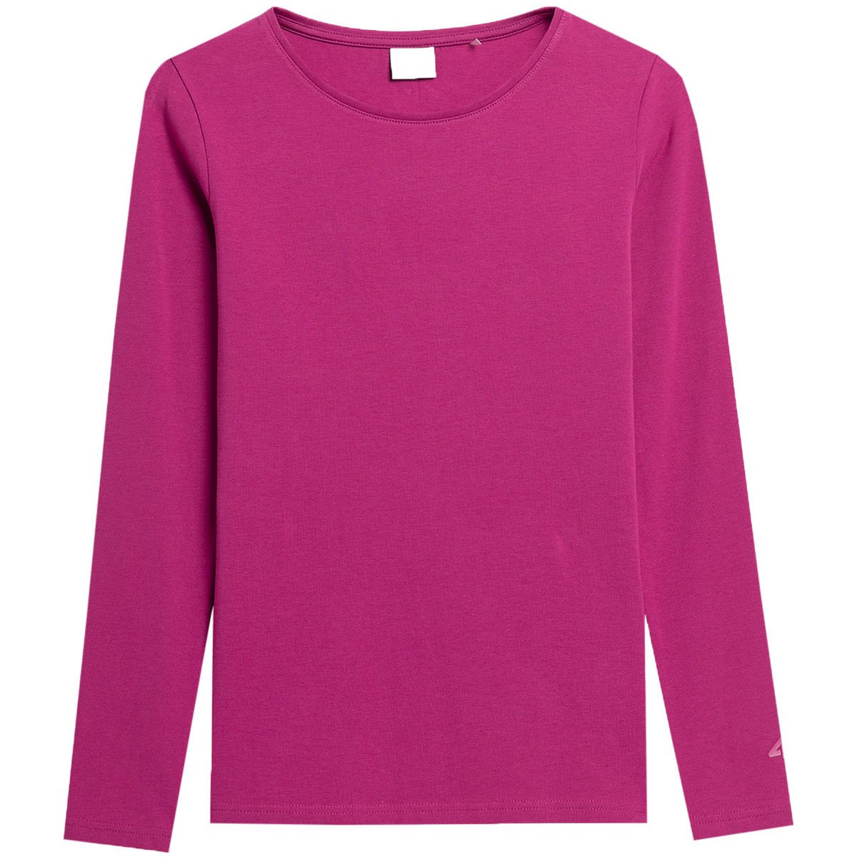 ND05_K15263-XS 4FAW23TLONF167 53S Koszulka damska longsleeve 4F F167 ciemny róż 4FAW23TLONF167 53S r.XS