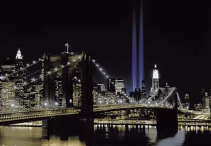 Nowy Jork WTC i Brooklyn Bridge - fototapeta - Fototapety - miniaturka - grafika 1