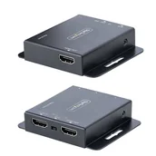 Kable - StarTech EXTEND-HDMI-4K40C6P1 przedłużacz AV Nadajnik i odbiornik AV Czarny - miniaturka - grafika 1