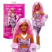 Lalki dla dziewczynek - Barbie Deluxe Style #1 Lalka Modowa Różowe Włosy + Akcesoria Modowe - miniaturka - grafika 1