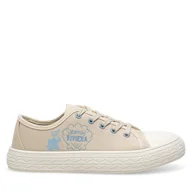 Buty dla dziewczynek - Trampki Moomin CA-SS24-166MMN Beżowy - miniaturka - grafika 1