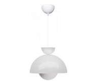 Lampy sufitowe - Lampa wisząca SALVA 1xE27/15W/230V biała - miniaturka - grafika 1