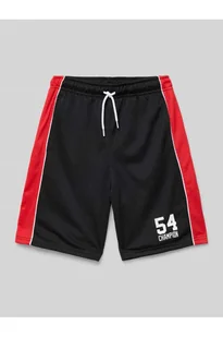 Szorty z dzianiny dresowej o kroju regular fit z nadrukiem z logo - Champion - Spodnie sportowe damskie - miniaturka - grafika 1