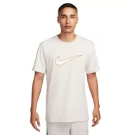 Koszulki męskie - Nike Męski M NSW Sp Ss Top, Lt Orewood BRN/White, FN0248-104, M - miniaturka - grafika 1