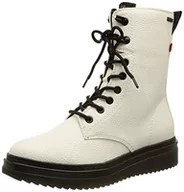 Botki damskie - s.Oliver Damskie botki 5-5-25218-27, biały/czarny, 42 EU - miniaturka - grafika 1