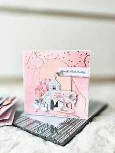 Kartka z okazji chrztu świętego dla dziewczynki - MyPerfectDay - Kartki okolicznościowe i zaproszenia - miniaturka - grafika 1