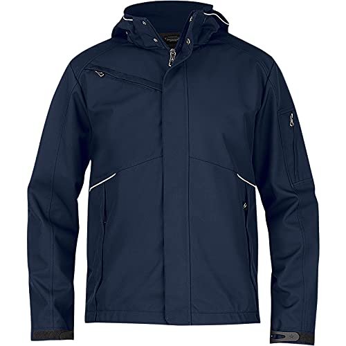Texstar FJ80 Męska kurtka softshellowa 3L, rozmiar XS, granatowa