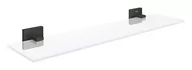 Półki łazienkowe - Grohe QuickFix Start Cube - Półka, długość 53 cm, szkło/czarny mat 411092430 - miniaturka - grafika 1