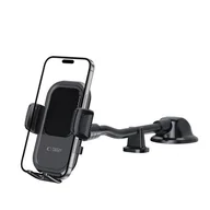 Uchwyty samochodowe do telefonów - Uchwyt na telefon TECH-PROTECT V8 Universal Long Arm Dashboard & Windshield Czarny - miniaturka - grafika 1