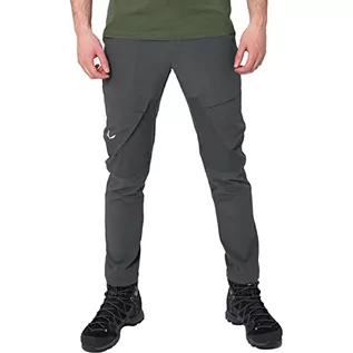 Spodenki męskie - Salewa Męskie spodnie Puez DST M Warm Cargo Pants, onyks, S, onyks/biały, S - grafika 1