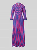 Sukienki - Długa sukienka z listwą guzikową model ‘SAVANNA’ - miniaturka - grafika 1