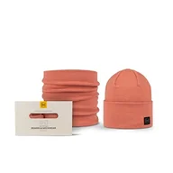 Czapki damskie - BUFF Product Bundle Niels czapka i szal kominowy pomarańczowa unisex dla dorosłych One Size - miniaturka - grafika 1