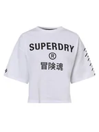 Koszulki i topy damskie - Superdry - T-shirt damski, biały - miniaturka - grafika 1