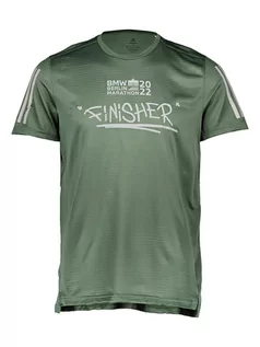 Koszulki sportowe męskie - adidas Koszulka sportowa w kolorze zielonym - grafika 1