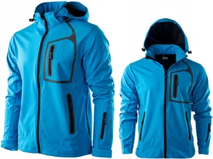 Kurtka Softshell Hi-tec Nils Męska z Kapturem Wodoodporna Membrana 10000 XX - Kurtki męskie - miniaturka - grafika 1