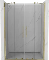 Ścianki i drzwi prysznicowe - Mexen Velar Duo drzwi prysznicowe rozsuwane 150 cm, transparent, złote - 871-150-000-02-50 - miniaturka - grafika 1
