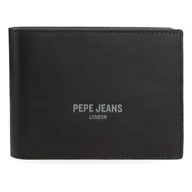 Portfele - Pepe Jeans Głęboki portfel z portmonetką czarny 12,5x9,5x1 cm Skóra by Joumma Bags, Czarny (Black), Talla única, Portfel z portfelem - miniaturka - grafika 1