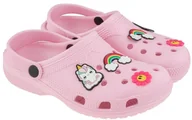 Buty dla dziewczynek - Clogi dziecięce różowe rozmiar 30/31 - miniaturka - grafika 1