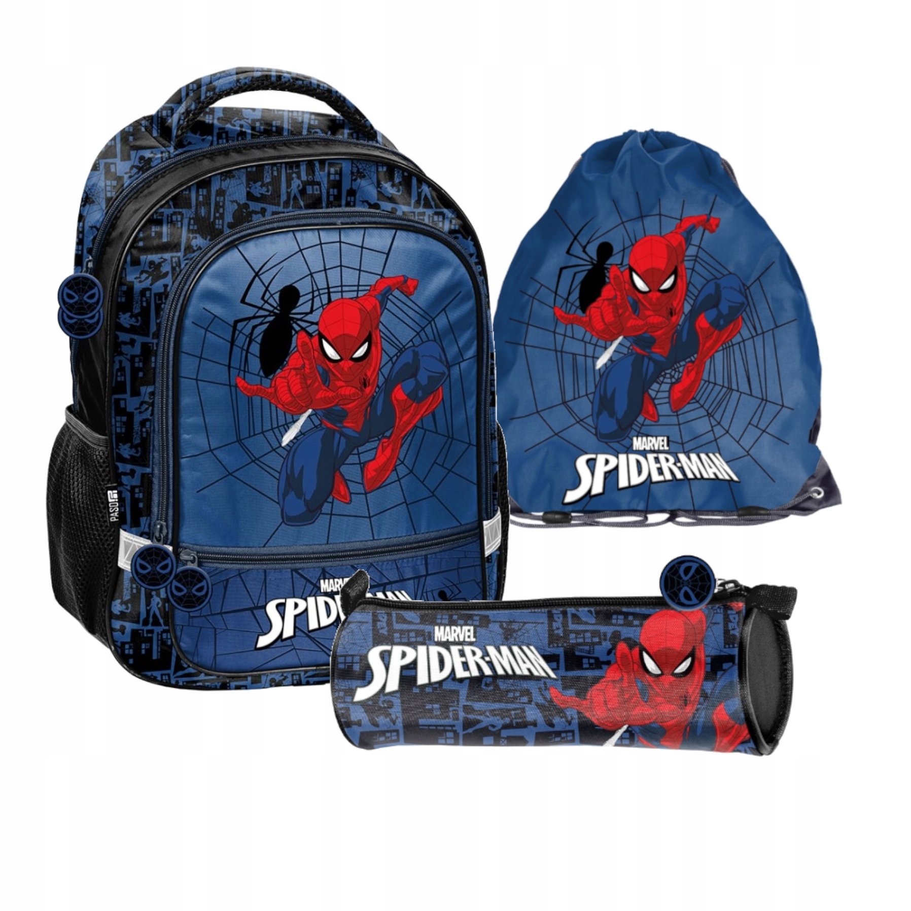 Plecak Dwukomorowy Spiderman SP25TT Paso