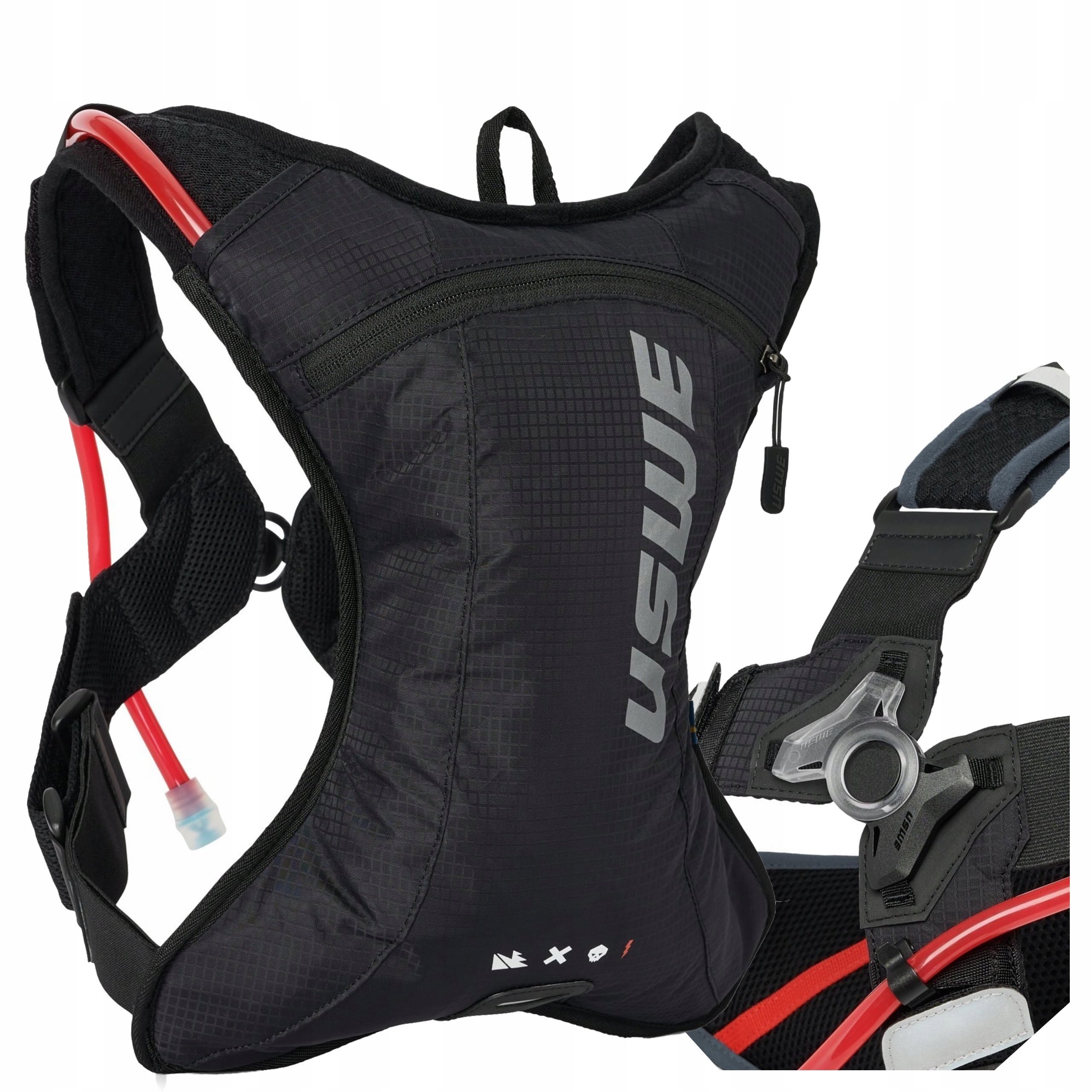 Plecak Rowerowy Uswe Outlander 2.0 2025 Czerwona Kratka
