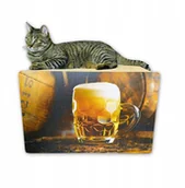 Drapaki dla kotów - DRAPAK DLA KOTA KARTONOWY PIWO WIELKI PROSTOKĄT 59x39x27 cm Mruu&Pruu - miniaturka - grafika 1