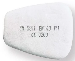 3M Filtr przeciwpyłowy P1 5911 3M5911 - Maseczki ochronne i antywirusowe - miniaturka - grafika 1