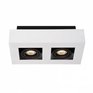 Lampy sufitowe - Italux Plafon CASEMIRO kol biały czarny IT8001S2-WH/BK) - miniaturka - grafika 1