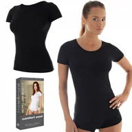 Koszulki i topy damskie - BRUBECK SS11020 koszulka damska T-SHIRT - XL - miniaturka - grafika 1