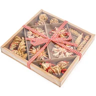 Ozdoby bożonarodzeniowe - Zestaw ozdób słomianych ze dzwoneczkami, 27 szt. - miniaturka - grafika 1