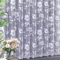 Firany - Firanka żakardowa metrażowa wys. 175 cm Azulina 619107 biała - miniaturka - grafika 1