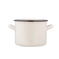 Garnki - Garnek prosty 2,2 l śr. 16 cm wys. 12 cm krem - miniaturka - grafika 1