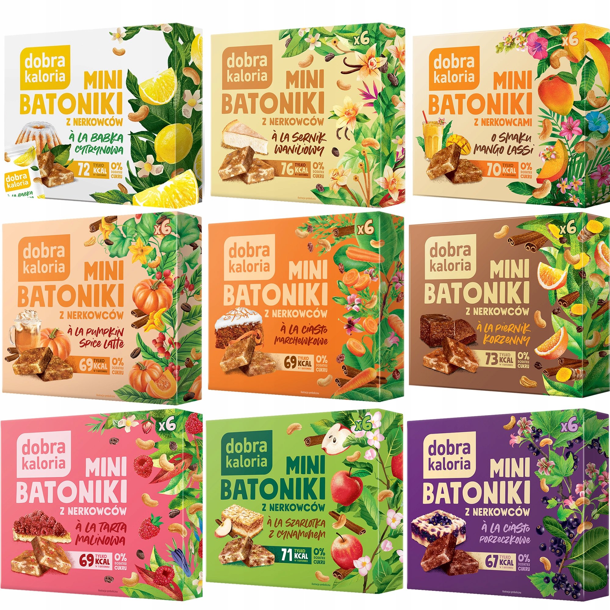 Dobra Kaloria Mini batoniki a la babka cytrynowa 6 x 17 g