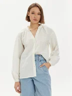 Koszule damskie - Wrangler Koszula Poet 112352274 Biały Relaxed Fit - miniaturka - grafika 1