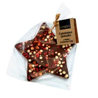 Czekolada - Gwiazdka mleczna czekolada z truskawką i cripsy - miniaturka - grafika 1