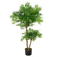 Sztuczne drzewka - Leaf Sztuczne drzewo/roślina figowca, luksusowy Ruscus, 100 cm - miniaturka - grafika 1