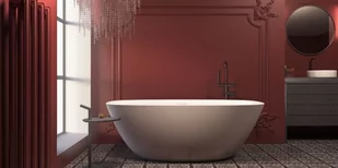 Sanitti Sette Wanna wolnostojąca 170x82 cm Mineralicast biała PW640011700 - Wanny - miniaturka - grafika 2