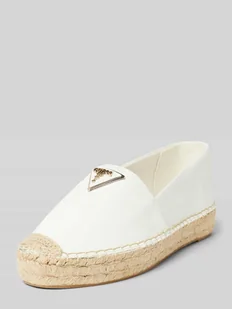 Espadryle z aplikacją z logo model ‘JOLANDY’ - Espadryle damskie - miniaturka - grafika 1