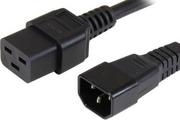 Kable komputerowe i do monitorów - Przedłużacz Kabel Zasilający IEC320 C14 Na C19 10A - miniaturka - grafika 1