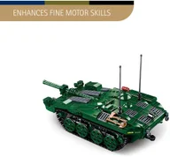 Klocki - Sluban Stridsvagn 103 konstruktor czołgu wojskowego, 692 det., 6+ - miniaturka - grafika 1