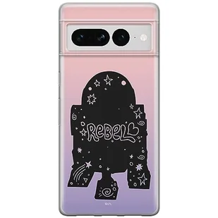 ERT GROUP etui na telefon Google PIXEL 7 PRO, case oryginalny i oficjalnie licencjonowany przez Star Wars, wzór R2D2 005, optymalnie dopasowane, plecki z TPU - Etui i futerały do telefonów - miniaturka - grafika 1