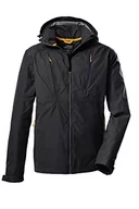 Kurtki męskie - Killtec Męska kurtka funkcyjna / kurtka outdoorowa z odpinanym kapturem KOS 85 MN JCKT; czarna, 4XL, 39146-000 - miniaturka - grafika 1