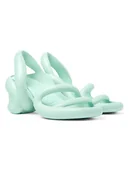 Sandały damskie - Camper Sandały "Kobarah" w kolorze turkusowym na obcasie - miniaturka - grafika 1