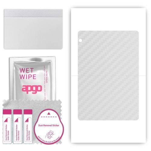 Folia naklejka skórka strukturalna na TYŁ do Honor Pad 5 10.1 - Carbon Przezroczysty - apgo SKINS