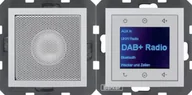 Inne akcesoria elektryczne - Berker Radio podtynkowe Bluetooth, Dab+ B.3/B.7/B.Kwadrat - aluminium - miniaturka - grafika 1